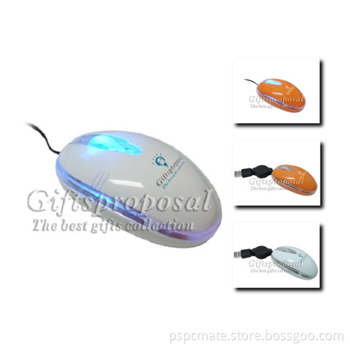 Mini Usb Optical Mouse ,800DPI ,with retractable cable/straight cable for option.